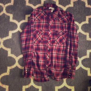 Wrangler “Wrancher” Pearl Snap Flannel